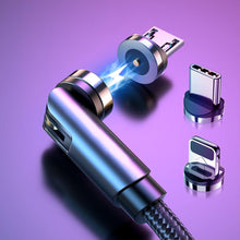 Load image into Gallery viewer, 540 Degree Rotating Magnetic Data Cable For Android IOS Type-c SP