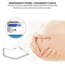 Load image into Gallery viewer, LCD Display Doppler Home Fetal Heart Rate Monitor Pregnancy SP