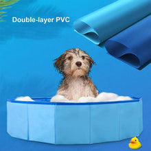 Load image into Gallery viewer, Foldable Pet Bath Outdoor Portable Swimming Pool for Pets and Kids SP