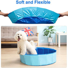 Load image into Gallery viewer, Foldable Pet Bath Outdoor Portable Swimming Pool for Pets and Kids SP
