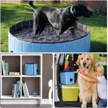 Load image into Gallery viewer, Foldable Pet Bath Outdoor Portable Swimming Pool for Pets and Kids SP