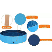 Load image into Gallery viewer, Foldable Pet Bath Outdoor Portable Swimming Pool for Pets and Kids SP
