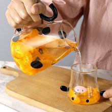 Load image into Gallery viewer, 550/1800ml Borosilicate Glass Water Carafe Set With Cup Transparent