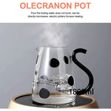 Load image into Gallery viewer, 550/1800ml Borosilicate Glass Water Carafe Set With Cup Transparent