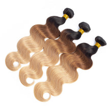 Load image into Gallery viewer, 10A Grade #1B/4/30 Body Wave #1B/4/27 BUNDLES with CLOSURES & FRONTALS