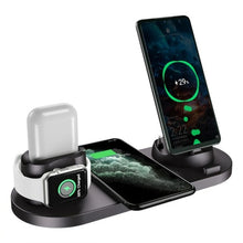 Load image into Gallery viewer, 6 In 1 Wireless Fast Charger Dock For Apple Watch Quick Charger