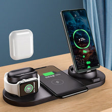Load image into Gallery viewer, 6 In 1 Wireless Fast Charger Dock For Apple Watch Quick Charger