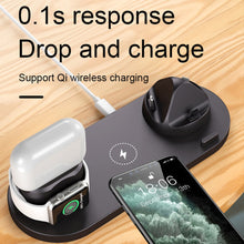 Load image into Gallery viewer, 6 In 1 Wireless Fast Charger Dock For Apple Watch Quick Charger