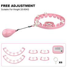 Load image into Gallery viewer, Smart Counting Hula Hoop Auto-Spinning Removable and Adjustable Hoop