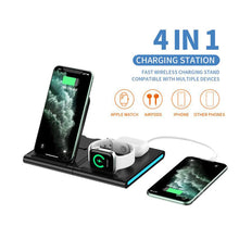 Load image into Gallery viewer, Magnetic Power Tiles 4 In 1 Wireless Charging Station