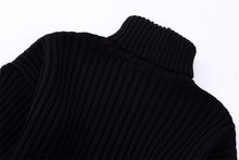 Load image into Gallery viewer, Winter New Fashion Elegant High Collar Long Sleeve Solid Short