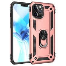 Load image into Gallery viewer, Tech Armor Ring Stand Grip Case with Metal Plate for iPhone 12 /