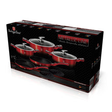 Load image into Gallery viewer, 10-Piece Noir Edition Kitchen Cookware Set