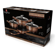 Load image into Gallery viewer, 10-Piece Noir Edition Kitchen Cookware Set
