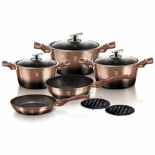 Load image into Gallery viewer, 10-Piece Noir Edition Kitchen Cookware Set