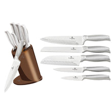 Load image into Gallery viewer, 6-Piece Knife Set with Stainless Steel Stand Kikoza Collection