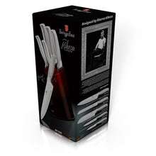 Load image into Gallery viewer, 6-Piece Knife Set with Stainless Steel Stand Kikoza Collection