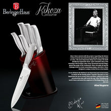 Load image into Gallery viewer, 6-Piece Knife Set with Stainless Steel Stand Kikoza Collection