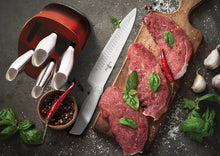 Load image into Gallery viewer, 6-Piece Knife Set with Stainless Steel Stand Kikoza Collection