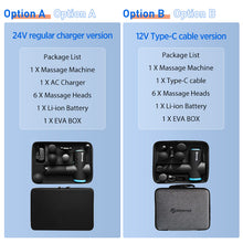 Load image into Gallery viewer, Booster M2-12v Lcd Display Massage Gun Professional Deep Muscle