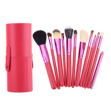 Load image into Gallery viewer, OH Fashion Makeup Brushes Set Fantasy Pink, 13 PCs