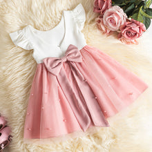 Load image into Gallery viewer, Baby Girls White Baptism Birthday Princess Dress Toddler Girl New Year