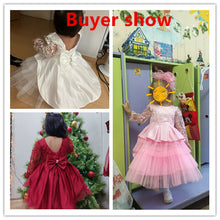 Load image into Gallery viewer, Baby Girls White Baptism Birthday Princess Dress Toddler Girl New Year