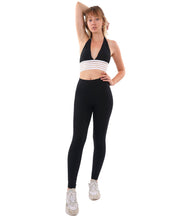 Load image into Gallery viewer, Copy of Bentley Set - Leggings & Sports Bra - Black & White