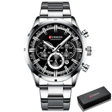 Load image into Gallery viewer, Curren Men Watch Top Brand Luxury Sports Quartz Mens Watches Full