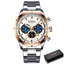 Load image into Gallery viewer, Curren Men Watch Top Brand Luxury Sports Quartz Mens Watches Full