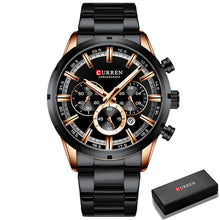 Load image into Gallery viewer, Curren Men Watch Top Brand Luxury Sports Quartz Mens Watches Full