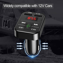 Load image into Gallery viewer, Car Bluetooth 5.0 Fm Transmitter Wireless Handsfree Audio Receiver