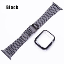 Load image into Gallery viewer, Case+Strap For Apple Watch Band 45mm 44mm 40mm 42mm 38mm Stainless