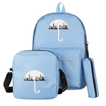 Load image into Gallery viewer, Casual Female Pouch 3Pcs Canvas School