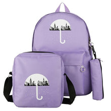 Load image into Gallery viewer, Casual Female Pouch 3Pcs Canvas School