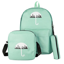 Load image into Gallery viewer, Casual Female Pouch 3Pcs Canvas School