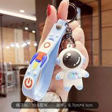 Load image into Gallery viewer, Cute Pvc Colorful Bear Keychain Handmade Diy Tassels Gloomy Bear Car