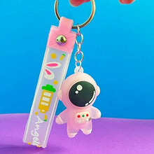 Load image into Gallery viewer, Cute Pvc Colorful Bear Keychain Handmade Diy Tassels Gloomy Bear Car