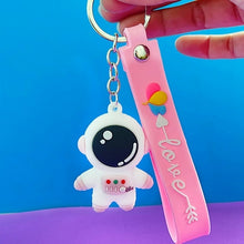 Load image into Gallery viewer, Cute Pvc Colorful Bear Keychain Handmade Diy Tassels Gloomy Bear Car
