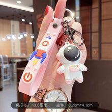 Load image into Gallery viewer, Cute Pvc Colorful Bear Keychain Handmade Diy Tassels Gloomy Bear Car