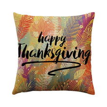 Load image into Gallery viewer, DIDIHOU Happy Fall Thanksgiving Day Cushion Cover