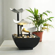 Load image into Gallery viewer, Desktop Fountains Minimalist Waterfall Fountain Tabletop Water