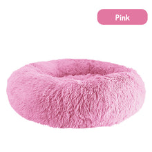 Load image into Gallery viewer, Donut Dog Bed Warm Soft Long Plush Pet Cushion For Samll Large Dog