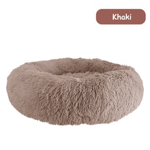Load image into Gallery viewer, Donut Dog Bed Warm Soft Long Plush Pet Cushion For Samll Large Dog