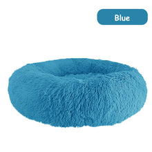Load image into Gallery viewer, Donut Dog Bed Warm Soft Long Plush Pet Cushion For Samll Large Dog