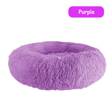 Load image into Gallery viewer, Donut Dog Bed Warm Soft Long Plush Pet Cushion For Samll Large Dog