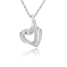 Load image into Gallery viewer, Double Love Heart Pendant Necklace For Women Stainless Steel Gold