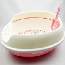 Load image into Gallery viewer, Double-layer Semi-enclosed Cat Litter Box Toilet Plastic Hollow Splash
