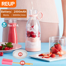 Load image into Gallery viewer, Elektrische Entsafter Mini Tragbare Mixer Obst Mischer Obst