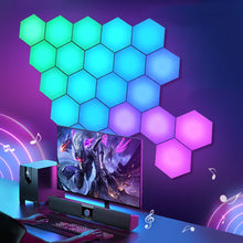 Load image into Gallery viewer, FTOYIN Hexagonal LED Quantum Lamp USB Remote APP Touch Sensor Night